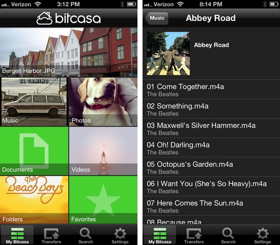 bitcasa cloud space for iPhone iPad greekiphone
