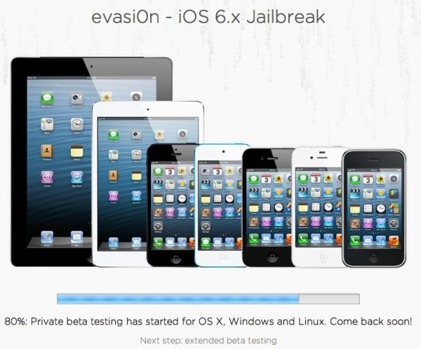 evasi0n private beta testing started complete 80 percent greek iphone