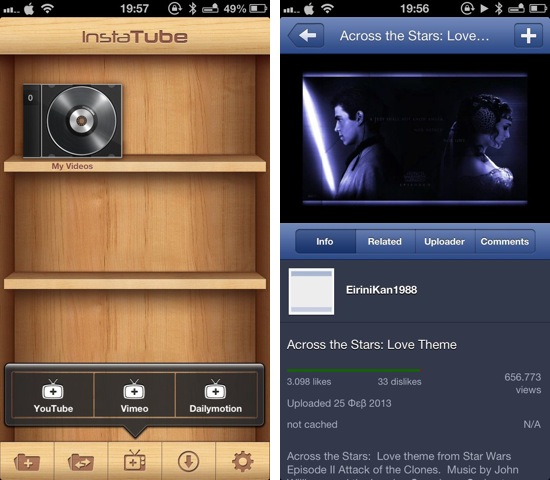 instatube download youtube videos greekiphone