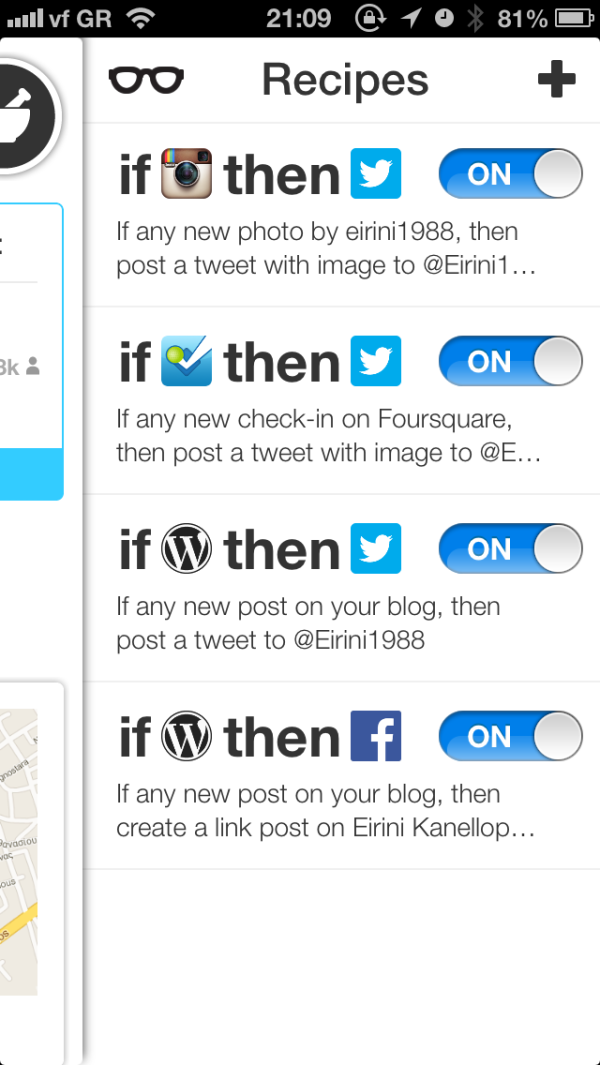 ifttt for ipad and iphone greekiphone
